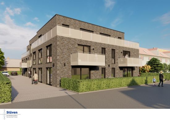 Außenansicht der Seniorenwohnanlage Bremerhaven-Wulsdorf